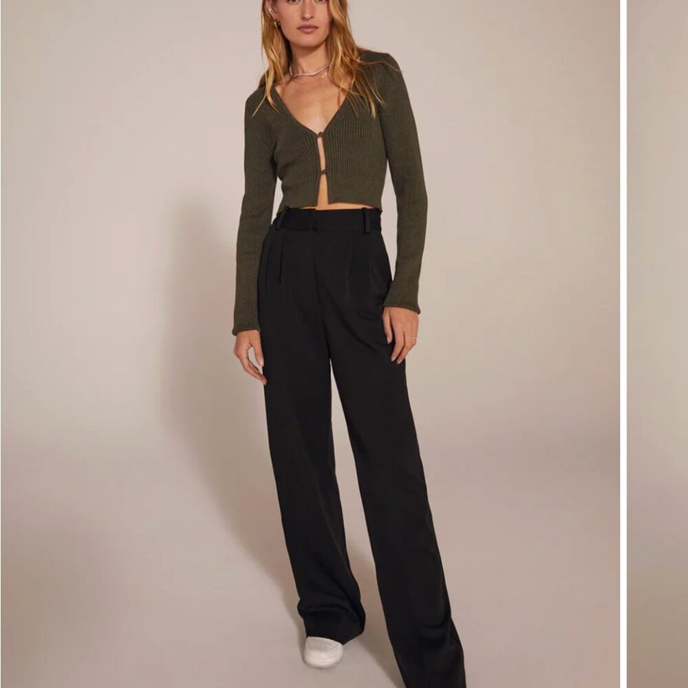 Favorite Daughter The Favorite Black Dress Pant